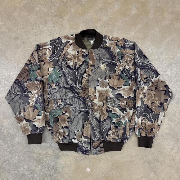 Realtree Other - Vintage Spartans Outdoors Realtree Camo Bomber Jacket